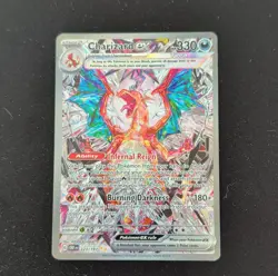 Pokemon Charizard ex 223/197 SV03 Obsidian Flames Full Art Holo 330HP EX Rare - Image 1