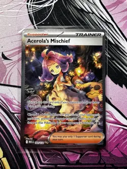 Pokemon Acerola's Mischief Trainer-Supporter Special Illustration Rare 183/132 … - Image 1