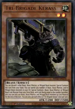Tri-Brigade Kerass 1st Ultra Rare MP21-EN170 Yu-Gi-Oh! - Image 1