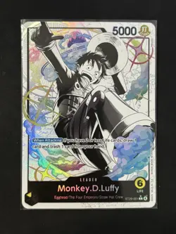 Near Mint Monkey.D.Luffy ST29-001 Alt Leader English One Piece Card Game - Image 1