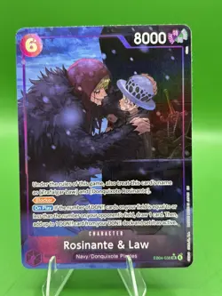 One Piece Rosinante & Law OP14 SR ALTERNATE ART - Image 1