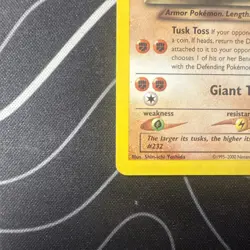 Dark Donphan - 3/105 - Pokemon Neo Destiny Unlimited Holo Rare Card WOTC MP - Image 2