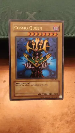 Yu-Gi-Oh Cosmo Queen MP1-002 Ultra Rare Promo Card Lightly Played - Image 1