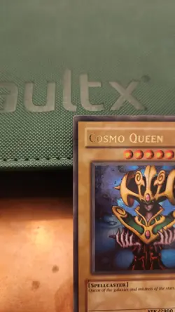 Yu-Gi-Oh Cosmo Queen MP1-002 Ultra Rare Promo Card Lightly Played - Image 2