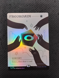 MTG Preordain RAINBOW FOIL Secret Lair Drop 1719 NM Beautiful Card 🔥 - Image 1