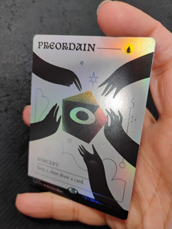 MTG Preordain RAINBOW FOIL Secret Lair Drop 1719 NM Beautiful Card 🔥 - Image 2