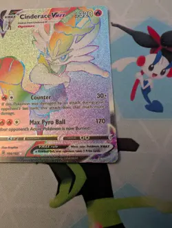 Cinderace VMAX Secret Rare Rainbow 194/192 Swsh02: Rebel Clash Pokemon Card - Image 4