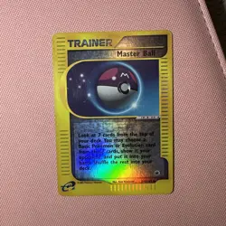 Master Ball 143/165 Expedition Pokemon Card WoTC E-Reader - Image 2