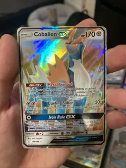Cobalion GX - 106/181 - Pokemon Team Up Sun & Moon Ultra Rare Card NM - Image 1