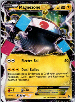 Magnezone EX 35/106 - Pokemon TCG Flashfire XY Ultra Rare Card LP - Image 1
