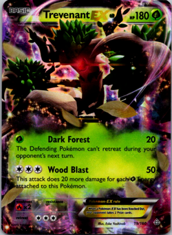 Trevenant EX 19/160 - Pokemon TCG Primal Clash XY Ultra Rare Card VLP - Image 1