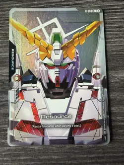 Resource Unicorn Gundam Foil - R-003 C+ NM - Gundam TCG Card Game - Image 1