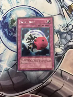 (EF) Skull Dice Yu-Gi-Oh Promo Card EDS-003 Prismatic Secret Rare VLP - Image 1