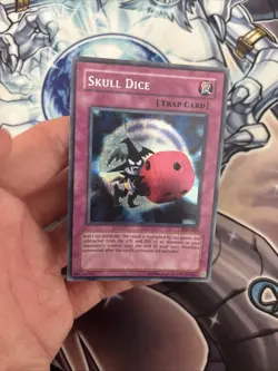 (EF) Skull Dice Yu-Gi-Oh Promo Card EDS-003 Prismatic Secret Rare VLP - Image 2