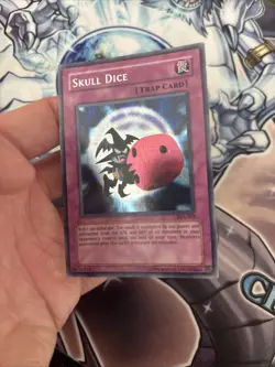 (EF) Skull Dice Yu-Gi-Oh Promo Card EDS-003 Prismatic Secret Rare VLP - Image 5