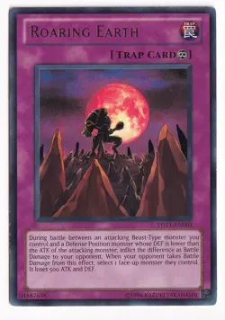 Roaring Earth (5D's Duel Transer) YDT1-EN003 Yu-Gi-Oh! Video Game Promo Card - Image 1
