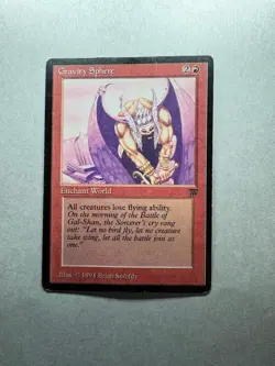Gravity Sphere - MTG - Legends - MP - Very Nice Vintage Card #2 - Image 1