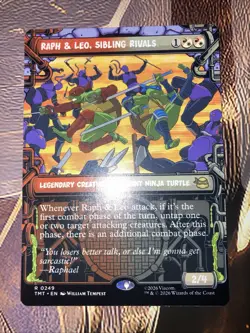 MTG Raph & Leo, Sibling Rivals - Showcase, NM-Mint, English Teenage Mutant Ninja - Image 1