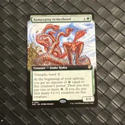 Rampaging Aetherhood (Extended Art) 0031 MTG Commander: Aetherdrift Rare NP - Image 1