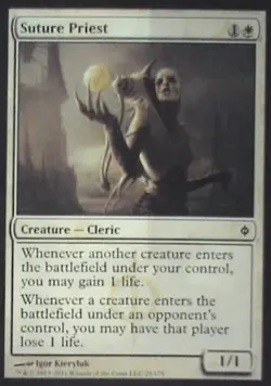 Suture Priest - New Phyrexia: #25, Magic: The Gathering Nm C257 - Image 1