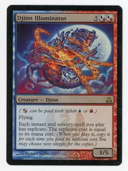 Djinn Illuminatus - Prerelease Foil - Magic the Gathering MTG - Image 1