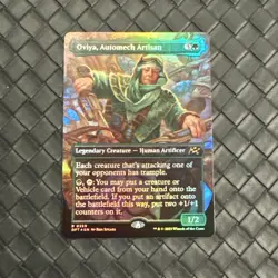 Oviya, Automech Artisan (Borderless) R Aetherdrift 359 NM Foil - Image 1
