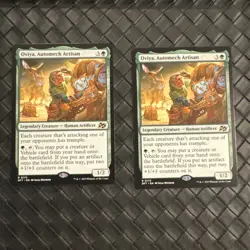 2x Oviya, Automech Artisan - Aetherdrift DFT - 0173 - Mtg Magic - Image 1