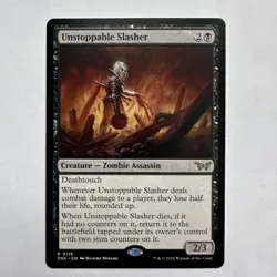 Unstoppable Slasher (0119) 119 NM Normal R Duskmourn: House of Horror MTG - Image 1