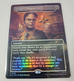Secret Lair x The Office: Dwight's Destiny Dwight's Weapon Stash 🔥 Foil - Image 1