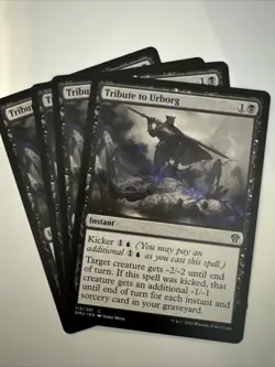 TRIBUTE TO URBORG x4 mtg NM-M Dominaria United 4 Common Playset - Image 1