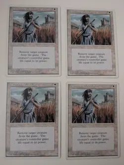 Swords to Plowshares X4 MTG Core Set 4th Edition Regular - Image 1