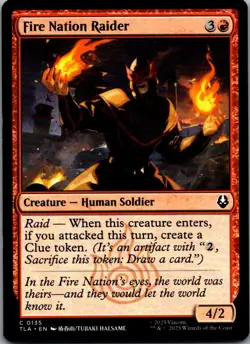 Avatar: The Last Airbender #135 Fire Nation Raider - Image 1
