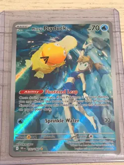 Pokemon TCG Misty's Psyduck Destined Rivals 193/182 Illustration Rare - Image 1