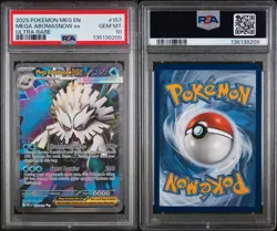 2025 POKEMON MEG EN-MEGA EVOLUTION ULTRA RARE #157 MEGA ABOMASNOW EX PSA 10 - Image 3