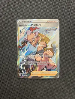Pokemon TCG Rapid Strike Style Mustard 162/163! NM Condition! See Description! - Image 1