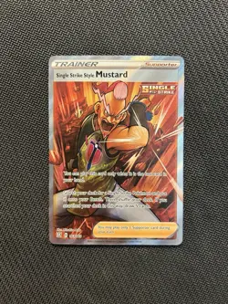 Pokemon TCG Single Strike Style Mustard 163/163! NM Condition! See Description! - Image 1