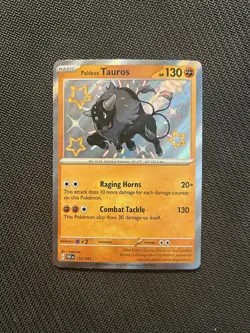 Pokemon TCG Paldean Tauros 172/091! NM Condition! See Description! - Image 1
