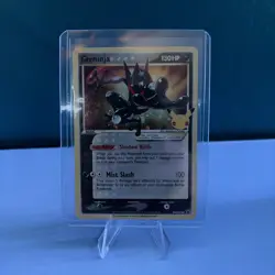 Pokemon TCG Greninja Gold Star SWSH144 25th Celebrations Promo NM - Image 1