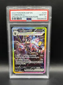 Pokemon 2024 Hydreigon ex 240/191 SIR Surging Sparks GEM MINT PSA 10 - Image 1