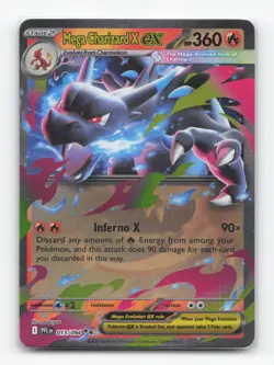 Pokemon TCG - Mega Charizard X ex 013/094 Double Rare Phantasmal Flames - - Image 1