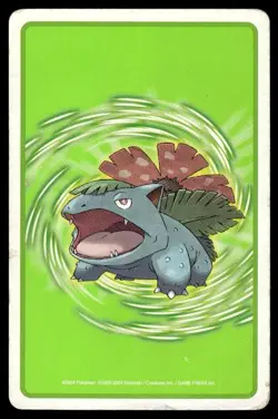 Squirtle Ace of Spades Venusaur Poker Deck Pokemon Japanese ~ HP Creased - Image 2