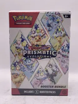 Pokemon TCG: S&V Prismatic Evolutions Booster Bundle 6pks Factory Sealed - Image 1