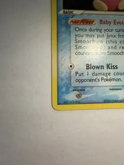 Pokemon TCG Smoochum EX Unseen Forces Rare 31/115 2005 50 HP Yuka Morii - Image 2