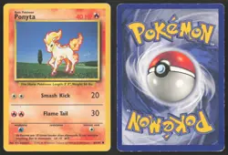 Pokemon TCG | Ponyta 60/102 | Common | Base Set | Moderately Played - Image 1