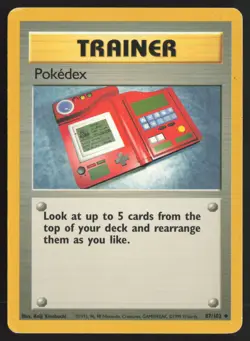 Pokemon TCG | Pokedex 87/102 | Uncommon | Base Set | Moderately Played - Image 2