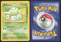 Pokemon TCG | Bulbasaur 44/102 | Common | Base Set | Moderately Played - Image 1