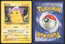 Pokemon TCG | Pikachu 58/102 | Common | Base Set | Moderately Played - Image 1