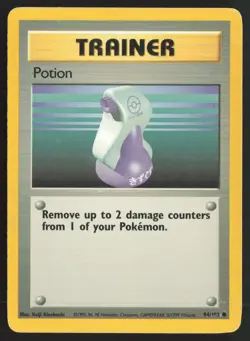 Pokemon TCG | Potion 94/102 | Common | Base Set | Moderately Played - Image 2