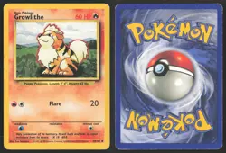 Pokemon TCG | Growlithe 28/102 | Uncommon | Base Set | Moderately Played - Image 1