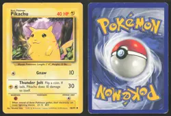 Pokemon TCG | Pikachu 58/102 | Common | Base Set | Moderately Played - Image 1